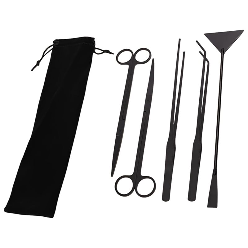 Aquarium Planted Sand - IALJ-Long Black Stainless Steel Aquascaping Tool