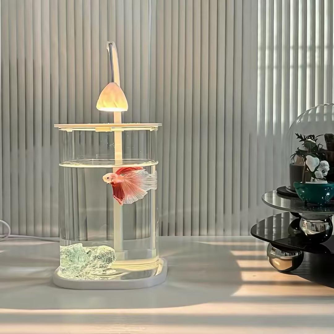 360° Panoramic Clear Desktop F - Planted Aquarium For Goldfish recension och pris