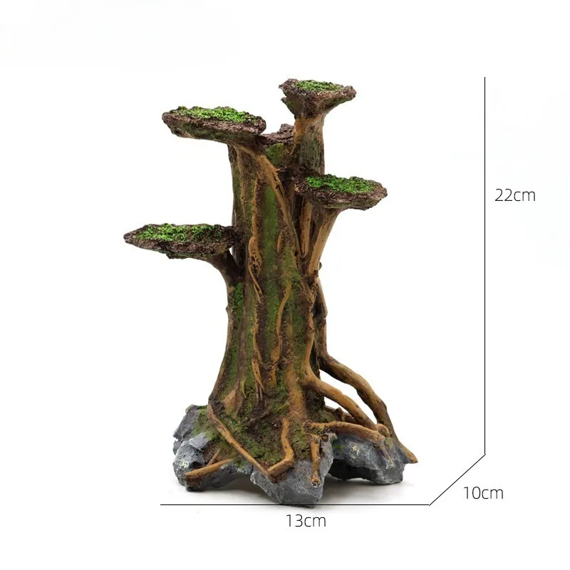 Artificial Moss Tree Driftwood - Aquarium Planted Wood recension och pris