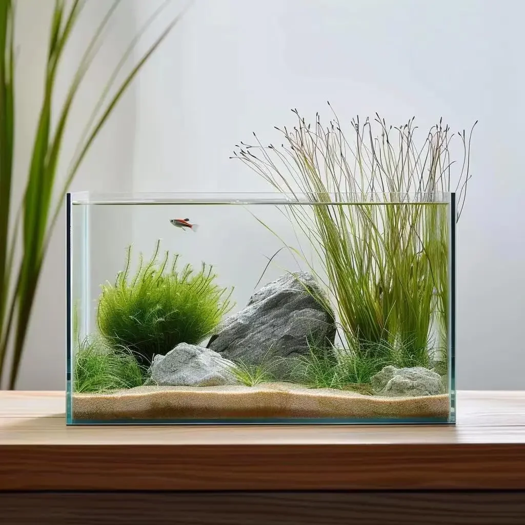 10 Gallon Glass Fish Tank, Eas - Planted Aquarium For Goldfish recension och pris