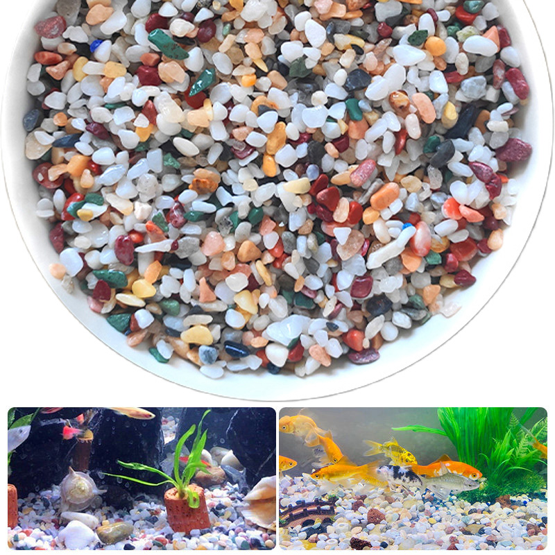 Natural Gravel Stone 200~1000g - Aquarium Planted Sand recension och pris