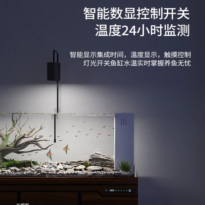 Large Ultra White Glass Fish T - Aquarium Planted Wood recension och pris