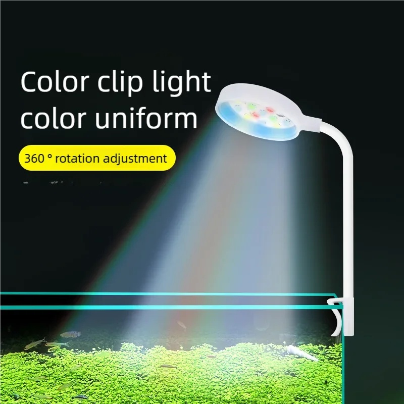 3W LED Clip-On Aquarium Light  - Aquarium Plant Growing recension och pris