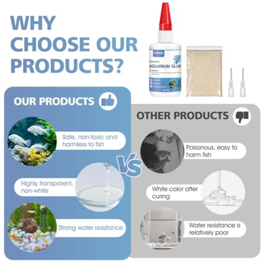 Aquarium Glue, Super Reef Glue - Aquarium Planted Wood recension och pris
